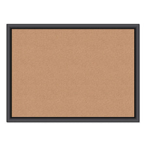 U Brands wholesale. Cork Bulletin Board, 24 X 18, Natural Surface, Black Frame. HSD Wholesale: Janitorial Supplies, Breakroom Supplies, Office Supplies.