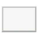 U Brands wholesale. Magnetic Dry Erase Board With Aluminum Frame, 24 X 18, White Surface, Silver Frame. HSD Wholesale: Janitorial Supplies, Breakroom Supplies, Office Supplies.
