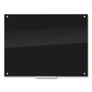 U Brands wholesale. Glass Dry Erase Board, 48 X 36, Black Surface. HSD Wholesale: Janitorial Supplies, Breakroom Supplies, Office Supplies.
