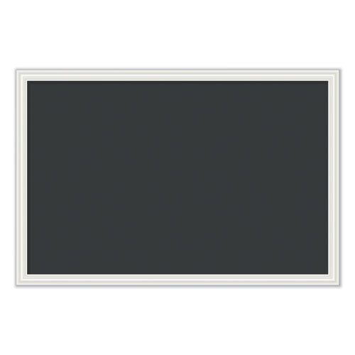 U Brands wholesale. Magnetic Chalkboard With Decor Frame, 30 X 20, Black Surface-white Frame. HSD Wholesale: Janitorial Supplies, Breakroom Supplies, Office Supplies.