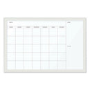 U Brands wholesale. Magnetic Dry Erase Calendar With Decor Frame, 30 X 20, White Surface And Frame. HSD Wholesale: Janitorial Supplies, Breakroom Supplies, Office Supplies.