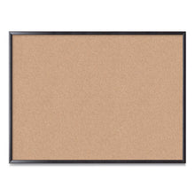 Load image into Gallery viewer, U Brands wholesale. Cork Bulletin Board, 48 X 36, Natural Surface, Black Frame. HSD Wholesale: Janitorial Supplies, Breakroom Supplies, Office Supplies.