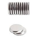 U Brands wholesale. High Energy Magnets, Circle, Silver, 1.25" Dia, 12-pack. HSD Wholesale: Janitorial Supplies, Breakroom Supplies, Office Supplies.