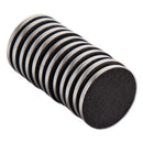 U Brands wholesale. High Energy Magnets, Circle, Silver, 1.25" Dia, 12-pack. HSD Wholesale: Janitorial Supplies, Breakroom Supplies, Office Supplies.