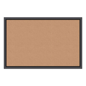 U Brands wholesale. Cork Bulletin Board, 36 X 24, Natural Surface, Black Frame. HSD Wholesale: Janitorial Supplies, Breakroom Supplies, Office Supplies.