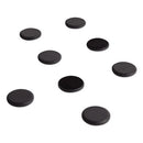U Brands wholesale. High Energy Magnets, Circle, Black, 1.25" Dia, 8-pack. HSD Wholesale: Janitorial Supplies, Breakroom Supplies, Office Supplies.