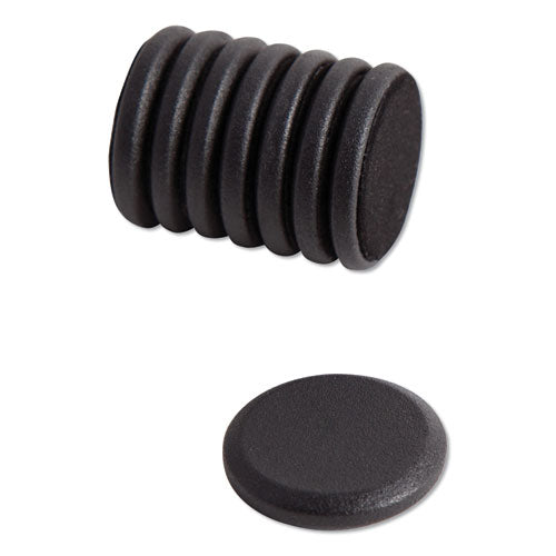 U Brands wholesale. High Energy Magnets, Circle, Black, 1.25" Dia, 8-pack. HSD Wholesale: Janitorial Supplies, Breakroom Supplies, Office Supplies.