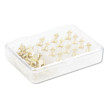 Load image into Gallery viewer, U Brands wholesale. Fashion Push Pins, Steel, Gold, 3-8&quot;, 36-pack. HSD Wholesale: Janitorial Supplies, Breakroom Supplies, Office Supplies.