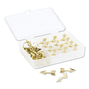 U Brands wholesale. Fashion Push Pins, Steel, Gold, 3-8", 36-pack. HSD Wholesale: Janitorial Supplies, Breakroom Supplies, Office Supplies.