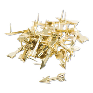 U Brands wholesale. Fashion Push Pins, Steel, Gold, 3-8", 36-pack. HSD Wholesale: Janitorial Supplies, Breakroom Supplies, Office Supplies.