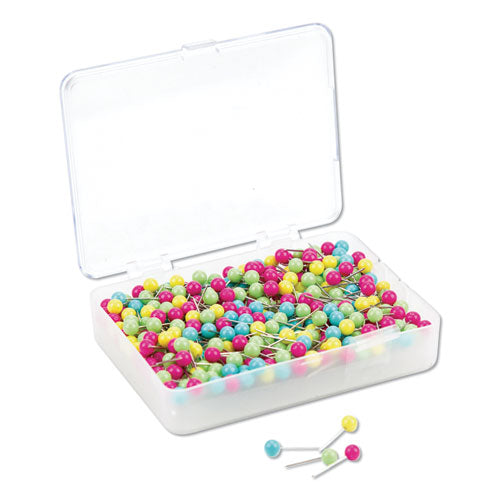 U Brands wholesale. Map Push Pins, Plastic, Assorted, 1-2", 300-pack. HSD Wholesale: Janitorial Supplies, Breakroom Supplies, Office Supplies.
