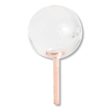 Load image into Gallery viewer, U Brands wholesale. Fashion Sphere Push Pins, Plastic, Clear-rose Gold, 7-16&quot;, 100-pack. HSD Wholesale: Janitorial Supplies, Breakroom Supplies, Office Supplies.