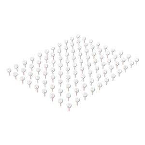 U Brands wholesale. Fashion Sphere Push Pins, Plastic, Clear-rose Gold, 7-16", 100-pack. HSD Wholesale: Janitorial Supplies, Breakroom Supplies, Office Supplies.