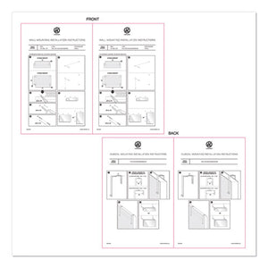 U Brands wholesale. Cubicle Glass Dry Erase Undated One Week Calendar Board, 20 X 5.5, White. HSD Wholesale: Janitorial Supplies, Breakroom Supplies, Office Supplies.