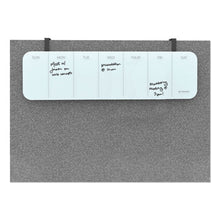 Load image into Gallery viewer, U Brands wholesale. Cubicle Glass Dry Erase Undated One Week Calendar Board, 20 X 5.5, White. HSD Wholesale: Janitorial Supplies, Breakroom Supplies, Office Supplies.