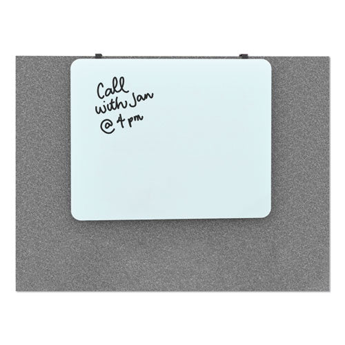 U Brands wholesale. Cubicle Glass Dry Erase Board, 20 X 16, White. HSD Wholesale: Janitorial Supplies, Breakroom Supplies, Office Supplies.