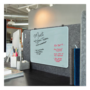 U Brands wholesale. Cubicle Glass Dry Erase Board, 20 X 16, White. HSD Wholesale: Janitorial Supplies, Breakroom Supplies, Office Supplies.