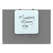 Load image into Gallery viewer, U Brands wholesale. Cubicle Glass Dry Erase Board, 12 X 12, White. HSD Wholesale: Janitorial Supplies, Breakroom Supplies, Office Supplies.