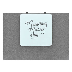 U Brands wholesale. Cubicle Glass Dry Erase Board, 12 X 12, White. HSD Wholesale: Janitorial Supplies, Breakroom Supplies, Office Supplies.