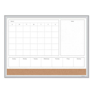 U Brands wholesale. 4n1 Magnetic Dry Erase Combo Board, 24 X 18, White-natural. HSD Wholesale: Janitorial Supplies, Breakroom Supplies, Office Supplies.