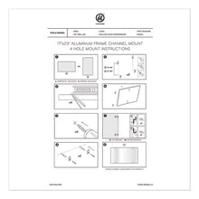 Load image into Gallery viewer, U Brands wholesale. 4n1 Magnetic Dry Erase Combo Board, 24 X 18, White-natural. HSD Wholesale: Janitorial Supplies, Breakroom Supplies, Office Supplies.