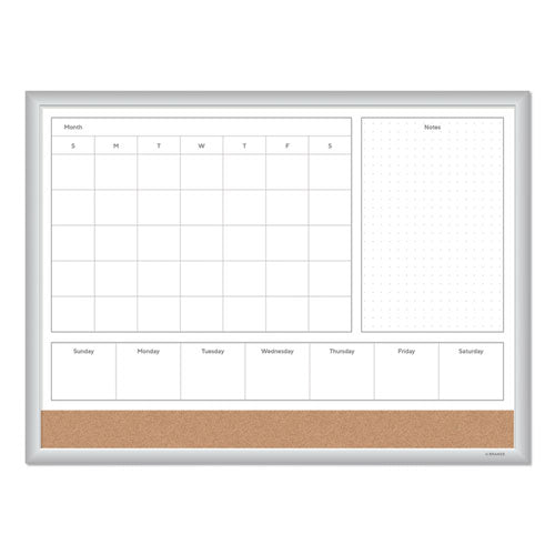 U Brands wholesale. 4n1 Magnetic Dry Erase Combo Board, 24 X 18, White-natural. HSD Wholesale: Janitorial Supplies, Breakroom Supplies, Office Supplies.