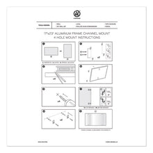 Load image into Gallery viewer, U Brands wholesale. 4n1 Magnetic Dry Erase Combo Board, 36 X 24, White-natural. HSD Wholesale: Janitorial Supplies, Breakroom Supplies, Office Supplies.