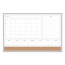 U Brands wholesale. 4n1 Magnetic Dry Erase Combo Board, 36 X 24, White-natural. HSD Wholesale: Janitorial Supplies, Breakroom Supplies, Office Supplies.