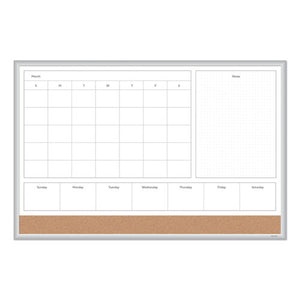 U Brands wholesale. 4n1 Magnetic Dry Erase Combo Board, 36 X 24, White-natural. HSD Wholesale: Janitorial Supplies, Breakroom Supplies, Office Supplies.