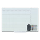 U Brands wholesale. Floating Glass Dry Erase Undated One Month Calendar, 36 X 24, White. HSD Wholesale: Janitorial Supplies, Breakroom Supplies, Office Supplies.