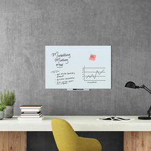 Load image into Gallery viewer, U Brands wholesale. Floating Glass Dry Erase Board, 36 X 24, White. HSD Wholesale: Janitorial Supplies, Breakroom Supplies, Office Supplies.