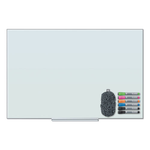 U Brands wholesale. Floating Glass Dry Erase Board, 36 X 24, White. HSD Wholesale: Janitorial Supplies, Breakroom Supplies, Office Supplies.