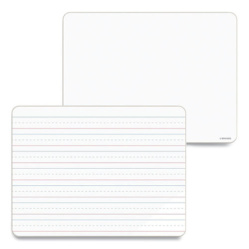 U Brands wholesale. Double-sided Dry Erase Lap Board, 12 X 9, White Surface, 10-pack. HSD Wholesale: Janitorial Supplies, Breakroom Supplies, Office Supplies.