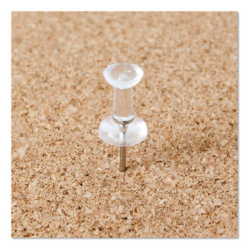 U Brands wholesale. Standard Push Pins, Plastic, Clear, 7-16", 200-pack. HSD Wholesale: Janitorial Supplies, Breakroom Supplies, Office Supplies.