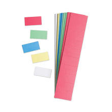 Load image into Gallery viewer, U Brands wholesale. Data Card Replacement, 2 X 1, Assorted Colors, 1000-pack. HSD Wholesale: Janitorial Supplies, Breakroom Supplies, Office Supplies.