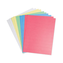 Load image into Gallery viewer, U Brands wholesale. Data Card Replacement Sheet, 8.5 X 11 Sheets, Assorted, 10-pack. HSD Wholesale: Janitorial Supplies, Breakroom Supplies, Office Supplies.