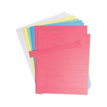 Load image into Gallery viewer, U Brands wholesale. Data Card Replacement Sheet, 8.5 X 11 Sheets, Assorted, 10-pack. HSD Wholesale: Janitorial Supplies, Breakroom Supplies, Office Supplies.