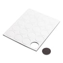 U Brands wholesale. Heavy-duty Board Magnets, Circles, White, 0.75", 24-pack. HSD Wholesale: Janitorial Supplies, Breakroom Supplies, Office Supplies.