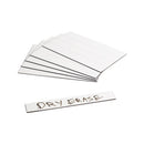 U Brands wholesale. Dry Erase Magnetic Tape Strips, 6" X 0.88", White, 25-pack. HSD Wholesale: Janitorial Supplies, Breakroom Supplies, Office Supplies.