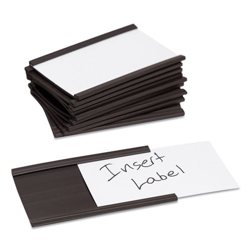 U Brands wholesale. Magnetic Card Holders, 3 X 1.75, Black, 10-pack. HSD Wholesale: Janitorial Supplies, Breakroom Supplies, Office Supplies.