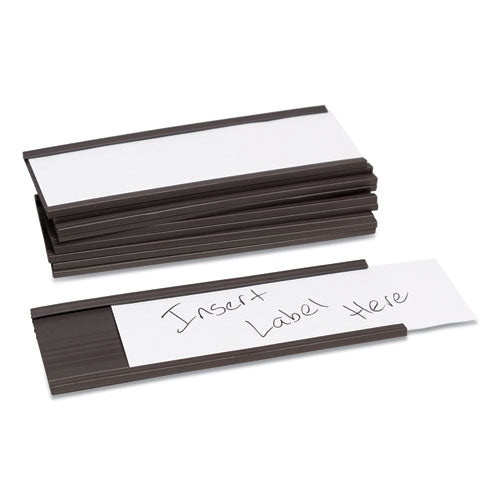 U Brands wholesale. Magnetic Card Holders, 6 X 2, Black, 10-pack. HSD Wholesale: Janitorial Supplies, Breakroom Supplies, Office Supplies.