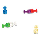 U Brands wholesale. Magnetic Push Pins, Assorted, 0.75", 6-pack. HSD Wholesale: Janitorial Supplies, Breakroom Supplies, Office Supplies.