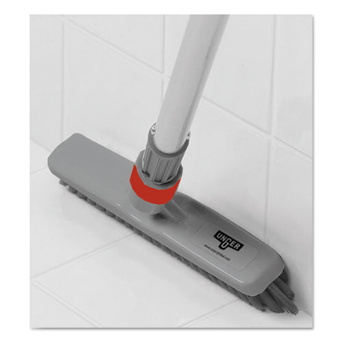 Unger® wholesale. UNGER SmartColor Swivel Corner Brush, 8 2-3", Gray Handle. HSD Wholesale: Janitorial Supplies, Breakroom Supplies, Office Supplies.
