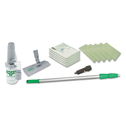 Unger® wholesale. UNGER Indoor Window Cleaning Kit, Aluminum, 72" Extension Pole With 8" Pad Holder. HSD Wholesale: Janitorial Supplies, Breakroom Supplies, Office Supplies.