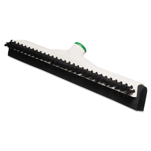 Unger® wholesale. UNGER Sanitary Brush W-squeegee, 18" Brush, Moss Handle. HSD Wholesale: Janitorial Supplies, Breakroom Supplies, Office Supplies.