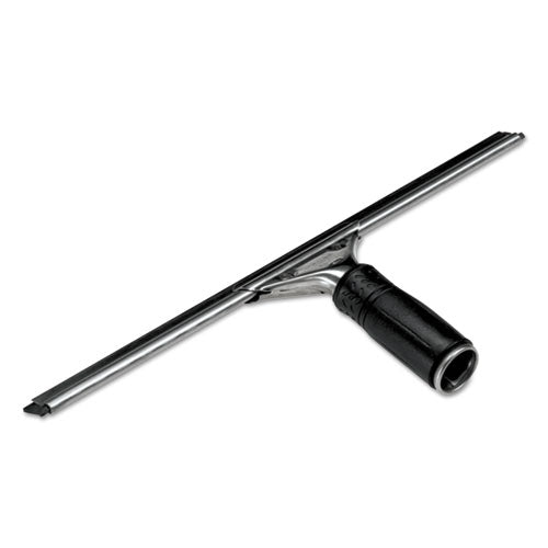 Unger® wholesale. UNGER Pro Stainless Steel Window Squeegee, 18" Wide Blade, Black Rubber. HSD Wholesale: Janitorial Supplies, Breakroom Supplies, Office Supplies.