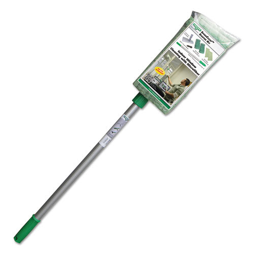 Unger® wholesale. UNGER Indoor Window Cleaning Kit, Aluminum, 72" Extension Pole, 8" Pad Holder. HSD Wholesale: Janitorial Supplies, Breakroom Supplies, Office Supplies.