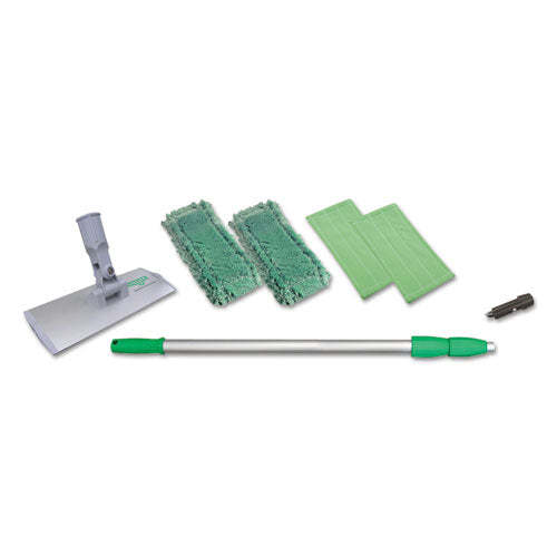 Unger® wholesale. UNGER Indoor Window Cleaning Kit, Aluminum, 72" Extension Pole, 8" Pad Holder. HSD Wholesale: Janitorial Supplies, Breakroom Supplies, Office Supplies.