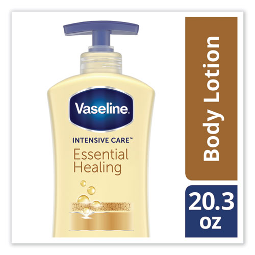 Vaseline® wholesale. Intensive Care Essential Healing Body Lotion, 20.3 Oz, Pump Bottle. HSD Wholesale: Janitorial Supplies, Breakroom Supplies, Office Supplies.