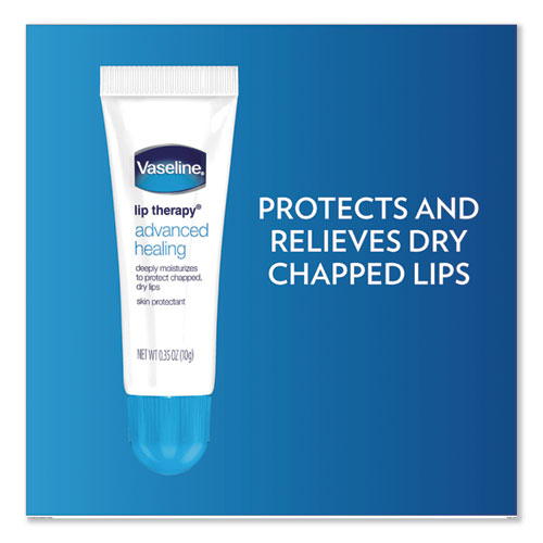 Vaseline® wholesale. Lip Therapy Advanced Lip Balm, Original, 0.35 Oz, 72-carton. HSD Wholesale: Janitorial Supplies, Breakroom Supplies, Office Supplies.